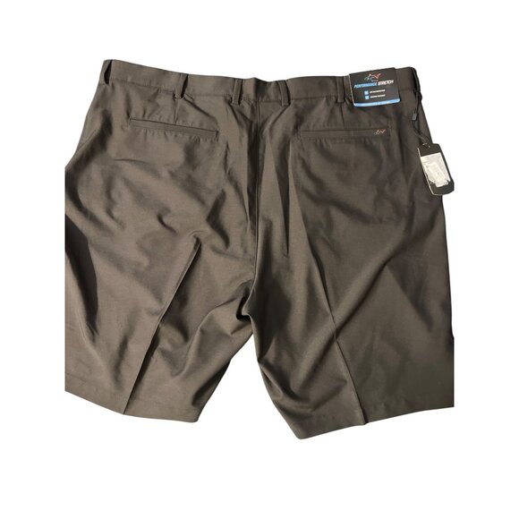 Greg Norman Performance Stretch Golf Shorts Upf Protection Black Size 42 NWT - Picture 3 of 5